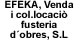 EFEKA, VENDA I COL.LOCACI� FUSTERIA D�OBRES, S.L