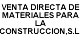VENTA DIRECTA DE MATERIALES PARA LA CONSTRUCCION,S.L.
