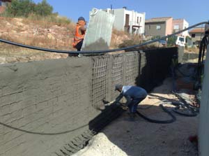ormigón proyectado